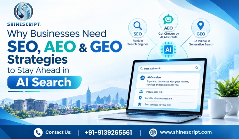 Why Pune Businesses Need SEO, AEO & GEO Strategies to Stay Ahead in AI Search